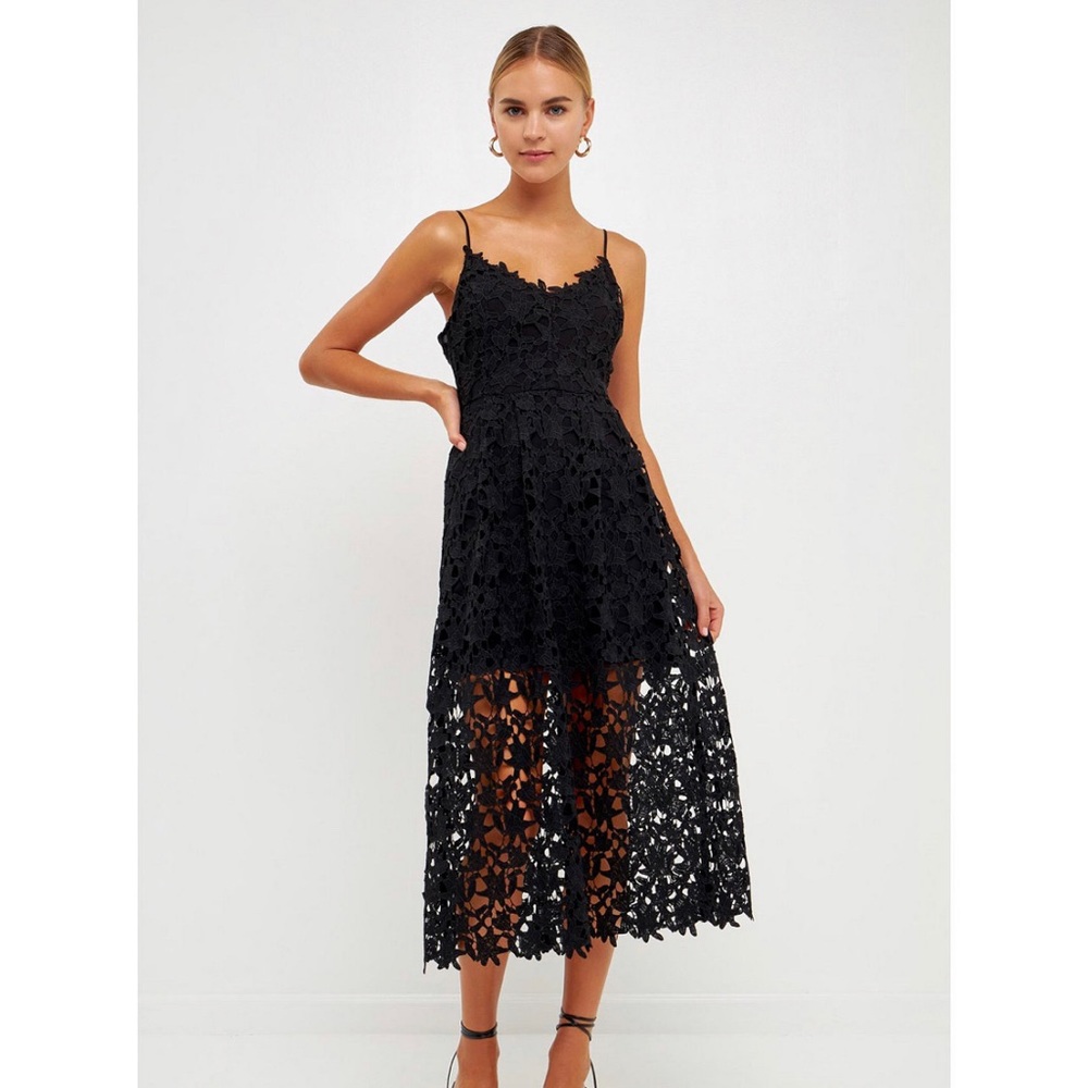 Black Lace Dress
